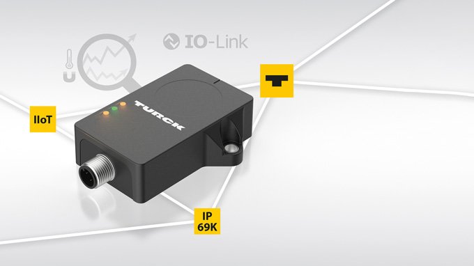 Magnetic Field/Temperature Sensor with IO-Link